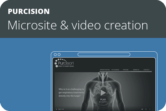 Purcision microsite and video creation
