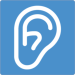 Auditory disability icon